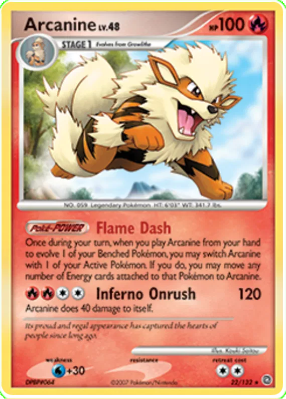 Arcanine - Secret Wonders #22