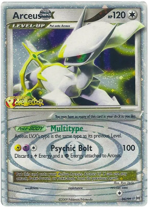 Arceus LV. X - Platinum - Arceus #96