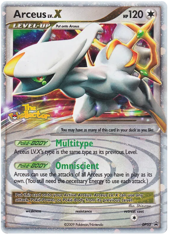 Arceus LV.X - DP Black Star Promos #53