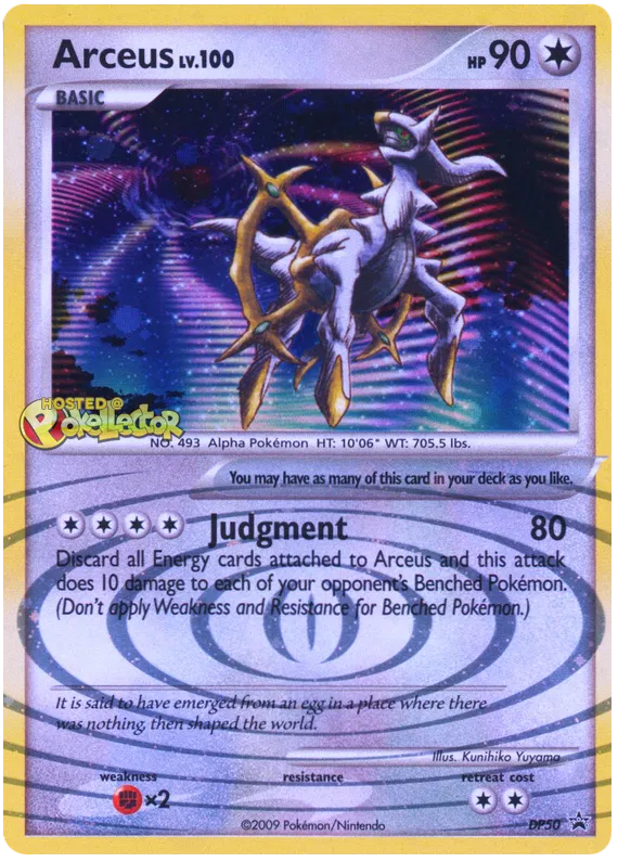 Arceus - DP Black Star Promos #50