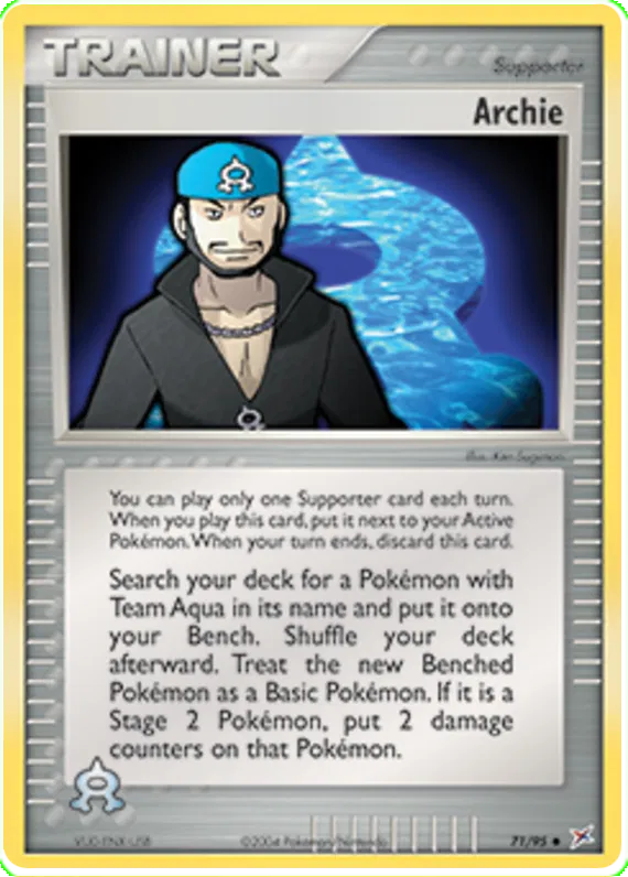 Archie - EX Team Magma vs Team Aqua #71