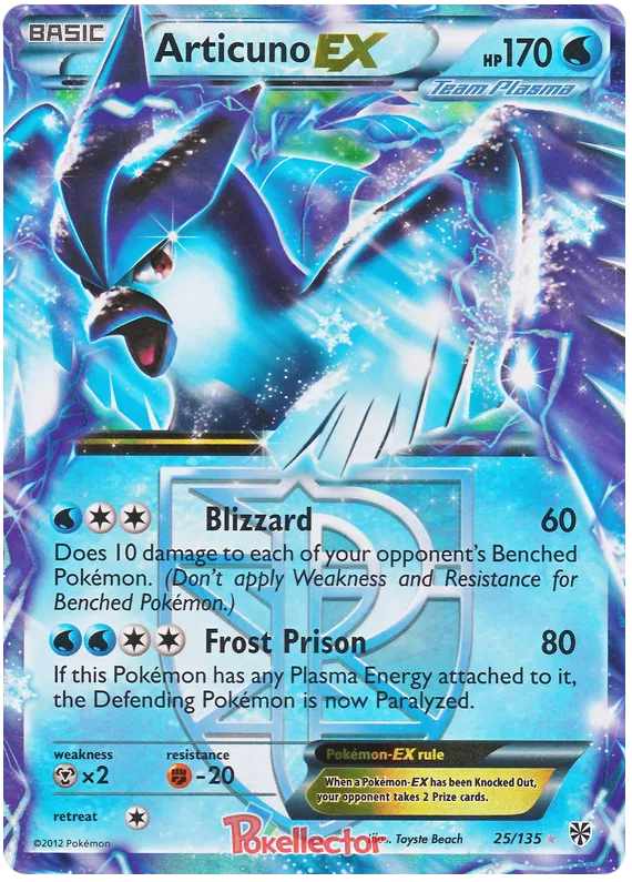 Articuno EX - Plasma Storm #25