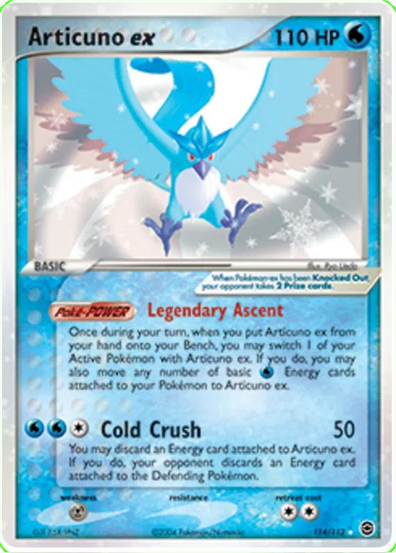 Articuno ex - EX FireRed & LeafGreen #114