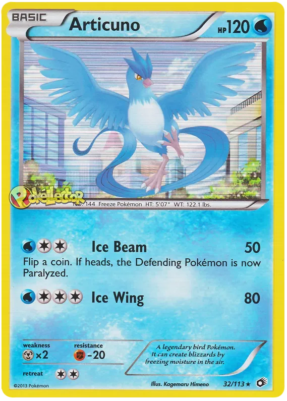 Articuno - Legendary Treasures #32