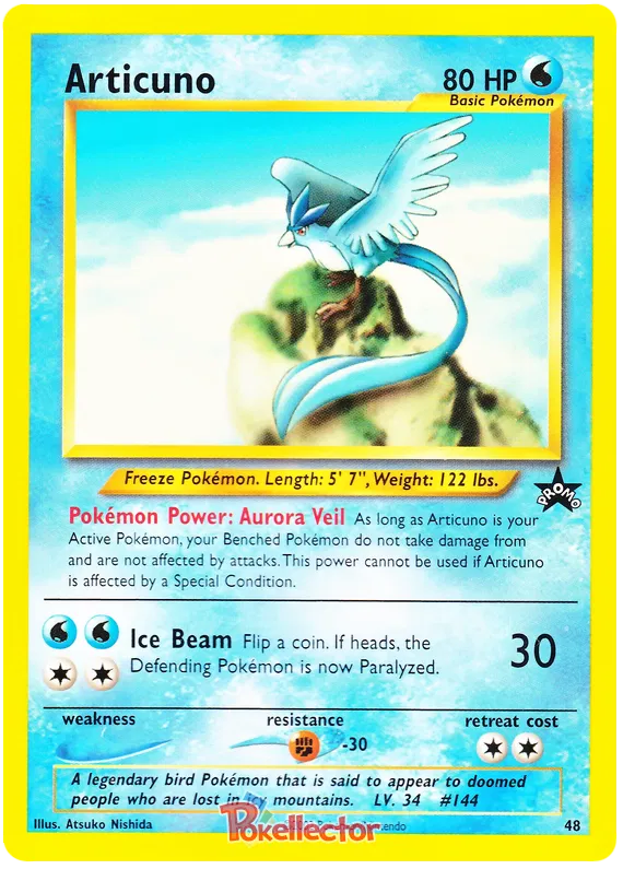 Articuno - Wizards of the Coast Promos #48