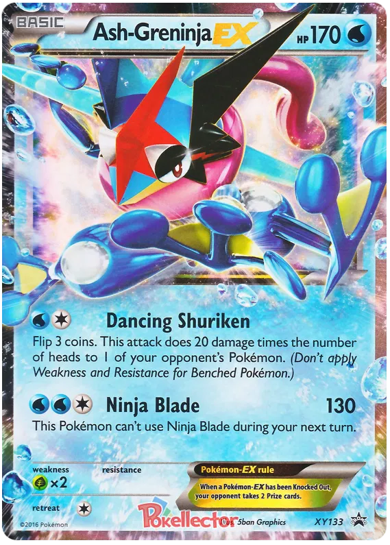 Ash-Greninja EX - XY Promos #133