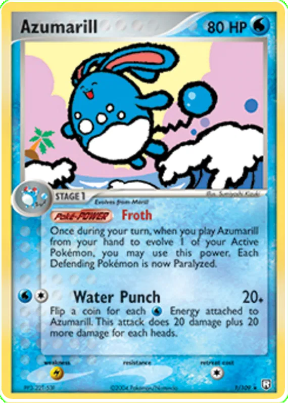 Azumarill - EX Team Rocket Returns #1