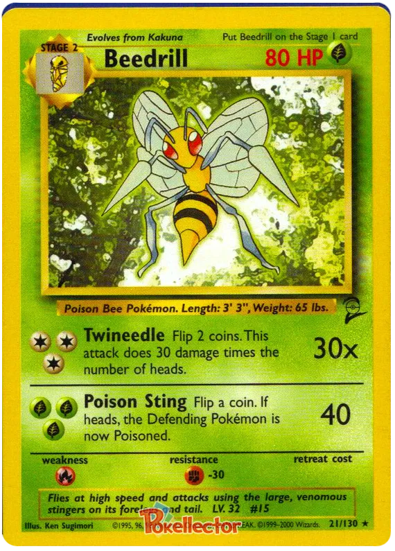 Beedrill - Base Set 2 #21