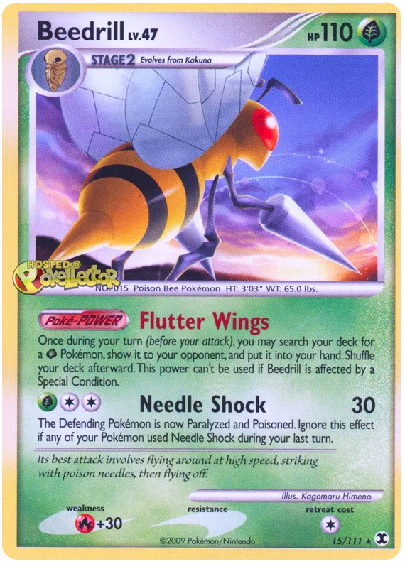 Beedrill - Platinum - Rising Rivals #15