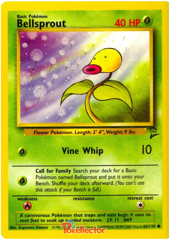 Bellsprout - Base Set 2 #66