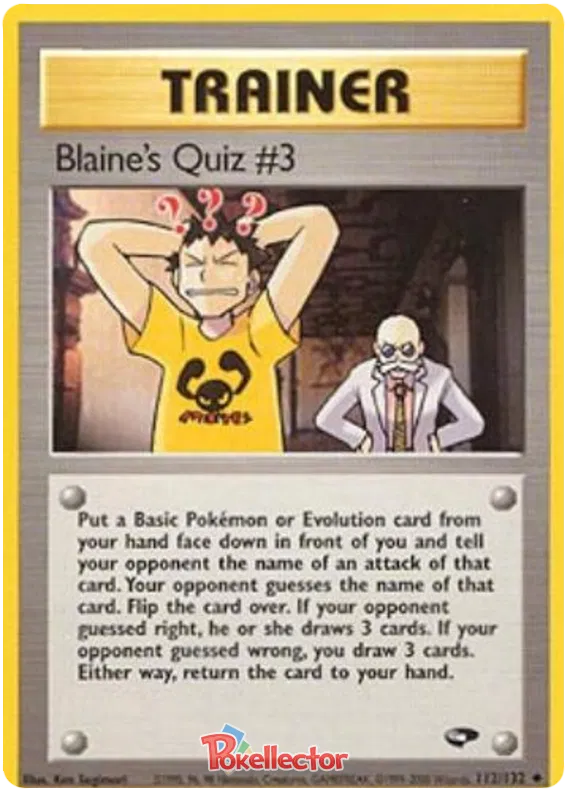 Blaine's Quiz #3 - Gym Challenge #112