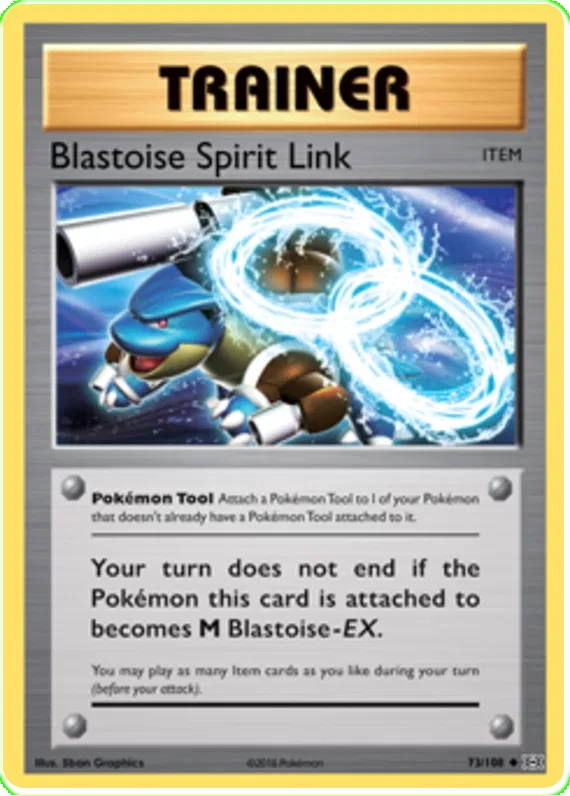 Blastoise Spirit Link - Evolutions #73