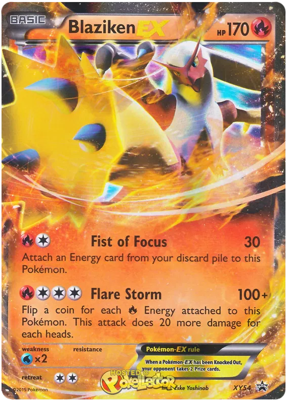 Blaziken EX - XY Promos #54