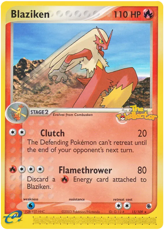 Blaziken - EX Ruby & Sapphire #15