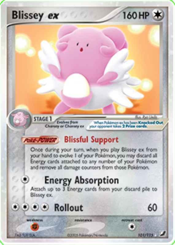 Blissey ex - EX Unseen Forces #101