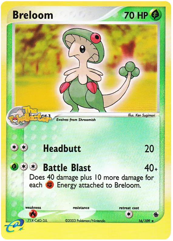 Breloom - EX Ruby & Sapphire #16