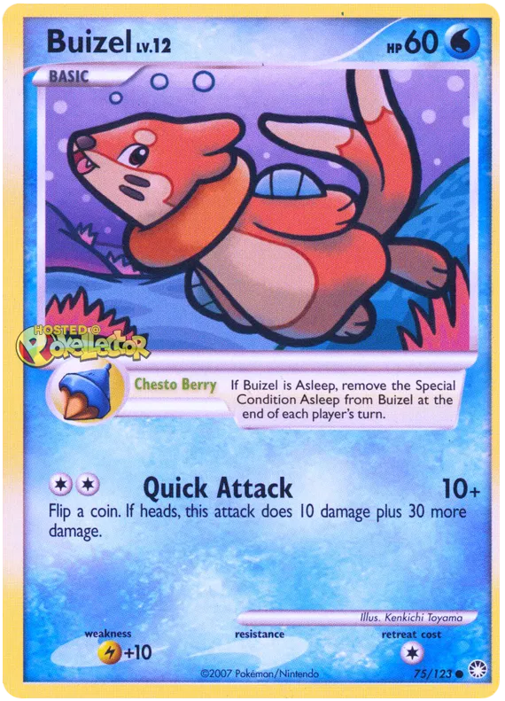 Buizel - Mysterious Treasures #75