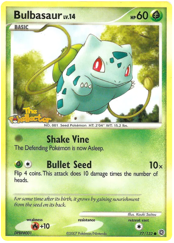 Bulbasaur - Secret Wonders #77