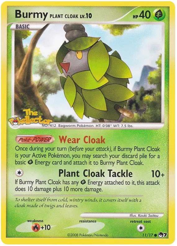 Burmy Plant Cloak - POP Series 7 #11