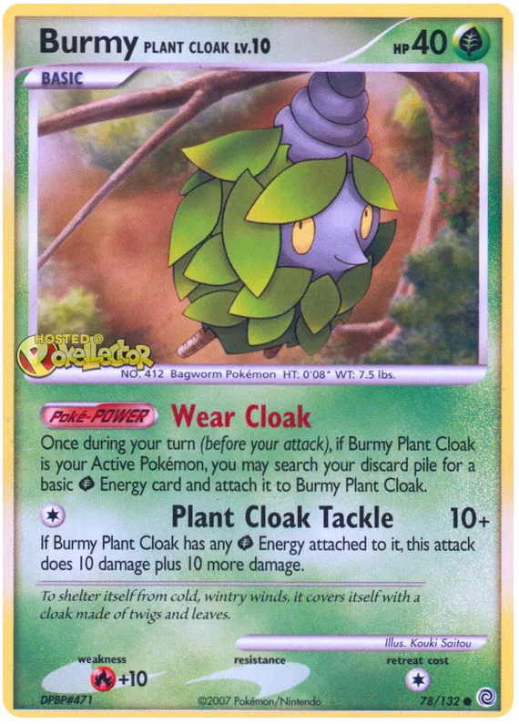 Burmy Plant Cloak - Secret Wonders #78