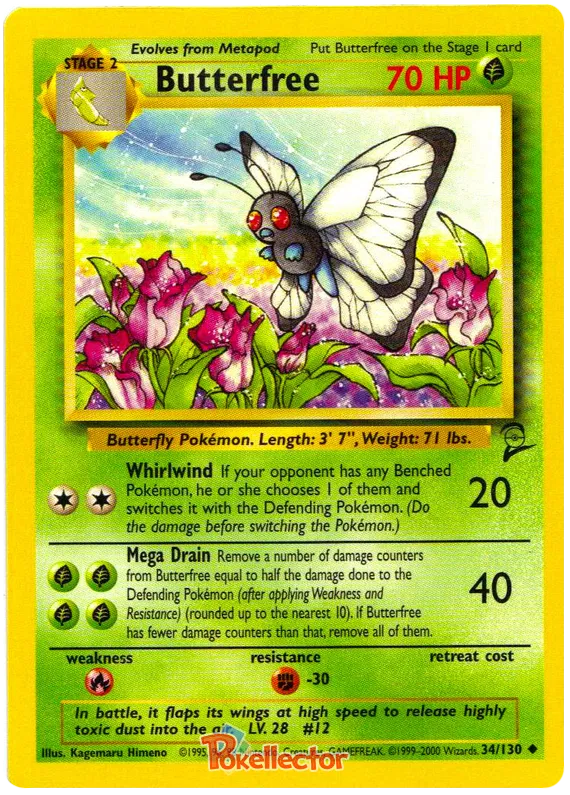 Butterfree - Base Set 2 #34