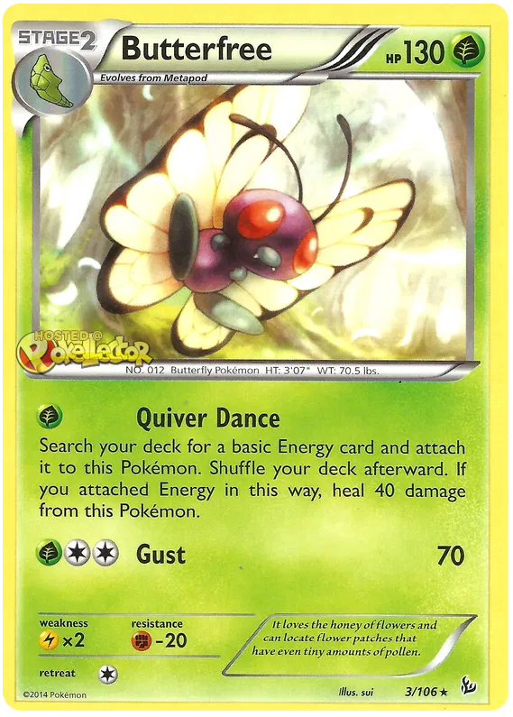 Butterfree - XY Flashfire #3