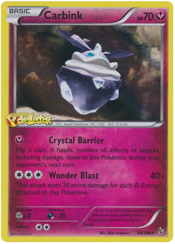 Carbink - XY Flashfire #68