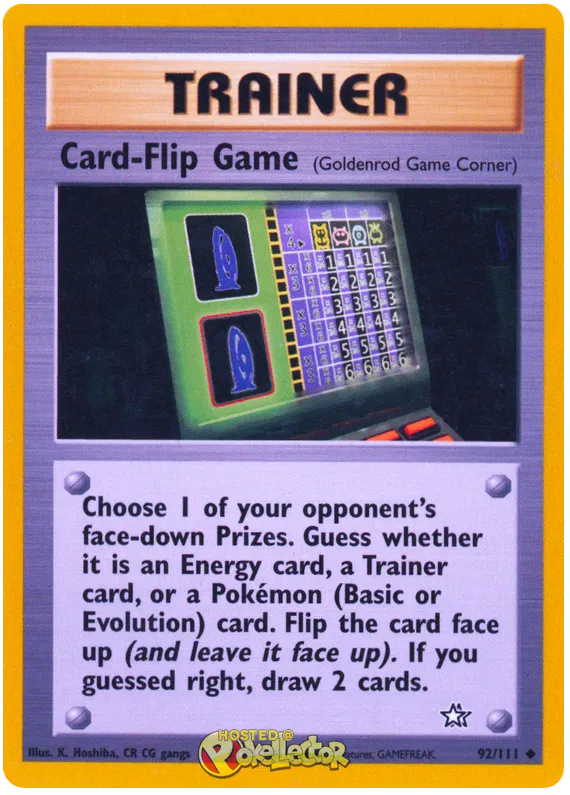 Card-Flip Game - Neo Genesis #92