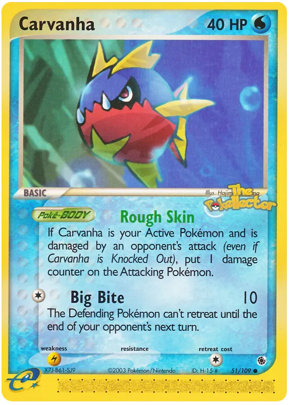 Carvanha - EX Ruby & Sapphire #51