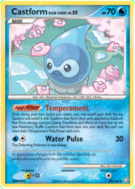 Castform Rain Form - Legends Awakened #49