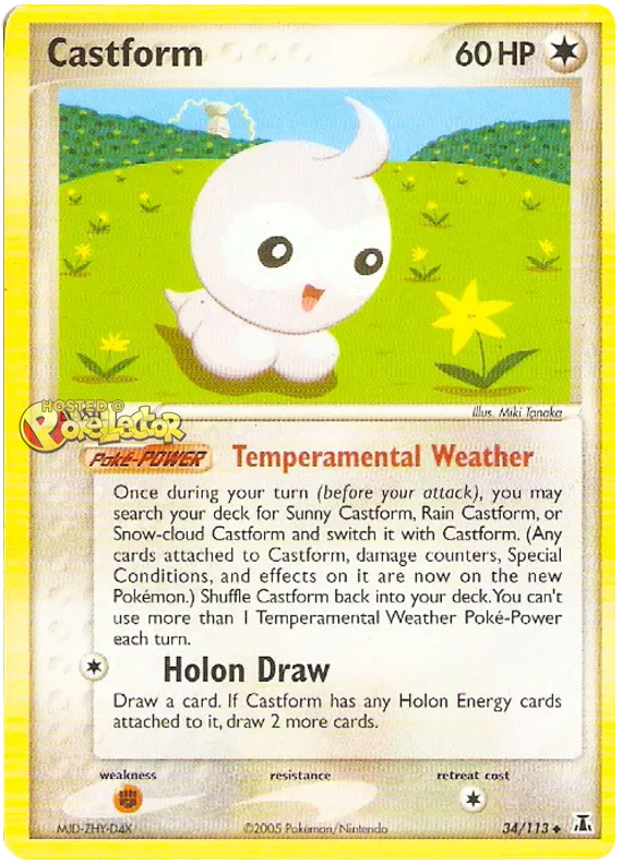 Castform - EX Delta Species #34