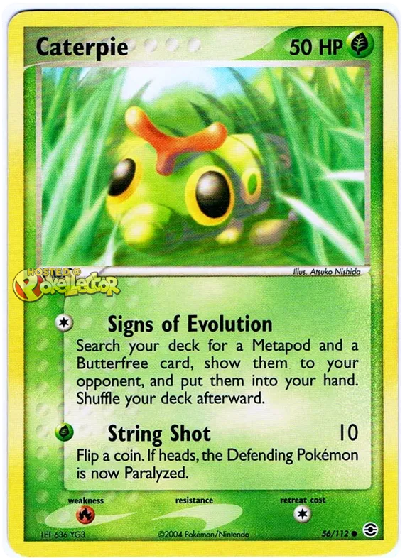 Caterpie - EX FireRed & LeafGreen #56