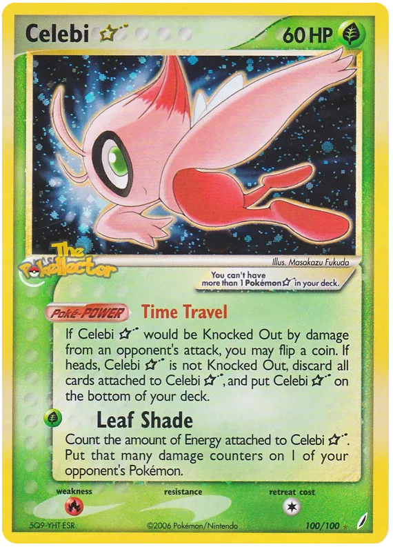 Celebi * - EX Crystal Guardians #100