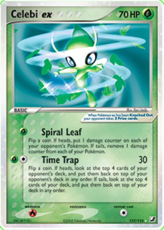 Celebi ex - EX Unseen Forces #117