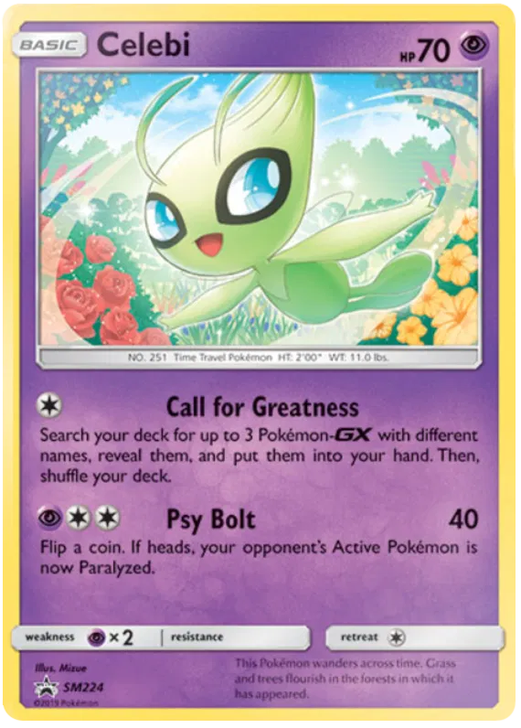 Celebi - Sun & Moon Promos #224