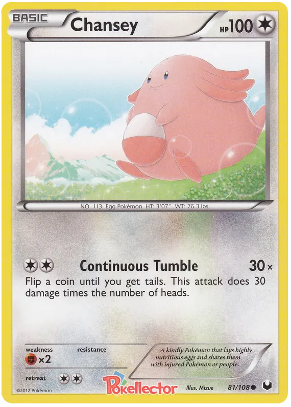 Chansey - Dark Explorers #81