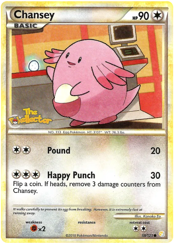 Chansey - HeartGold SoulSilver #58