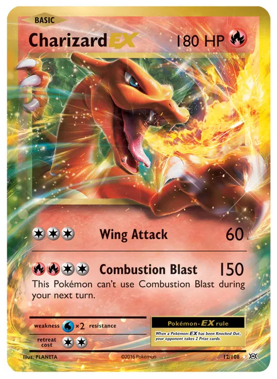 Charizard EX - Evolutions #12