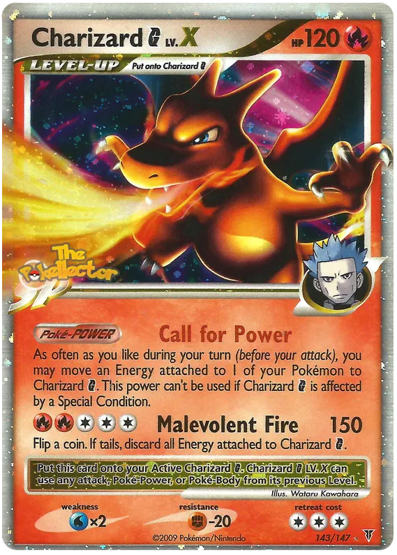 Charizard G LV. X - Platinum - Supreme Victors #143