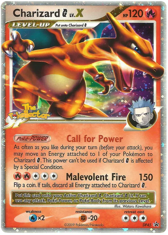 Charizard G LV.X - DP Black Star Promos #45