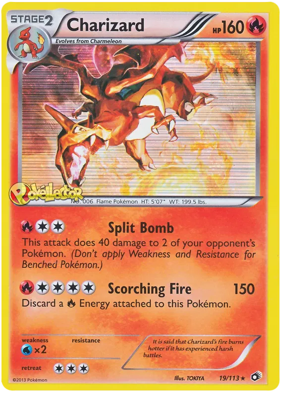 Charizard - Legendary Treasures #19