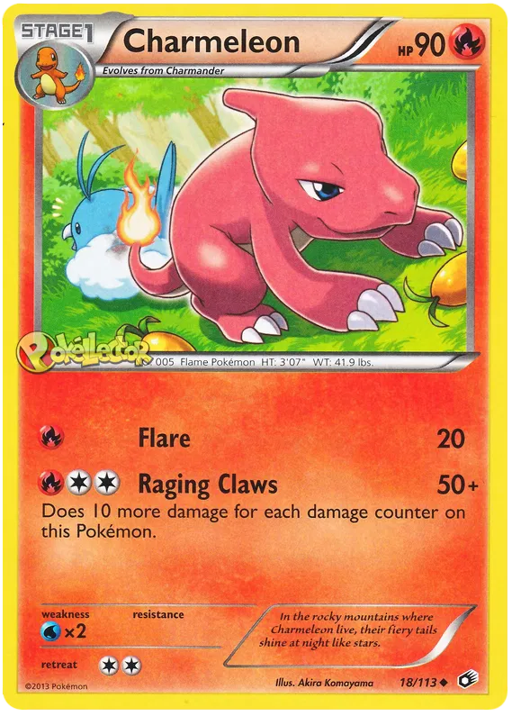 Charmeleon - Legendary Treasures #18