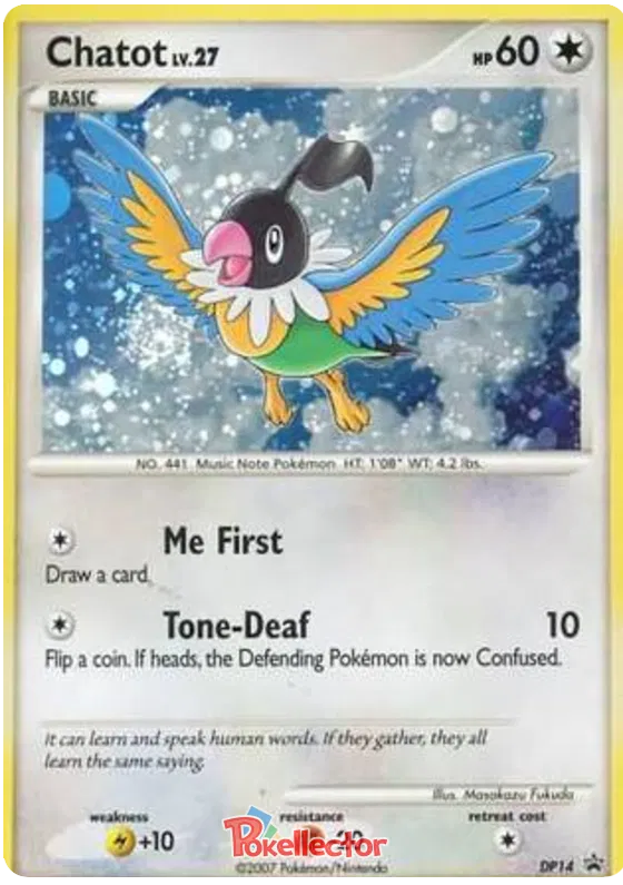 Chatot - DP Black Star Promos #14