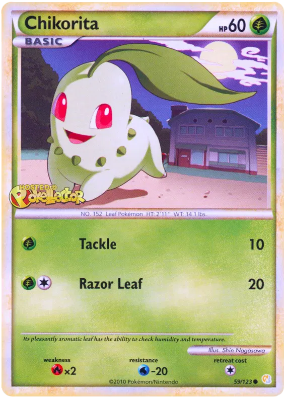 Chikorita - HeartGold SoulSilver #59