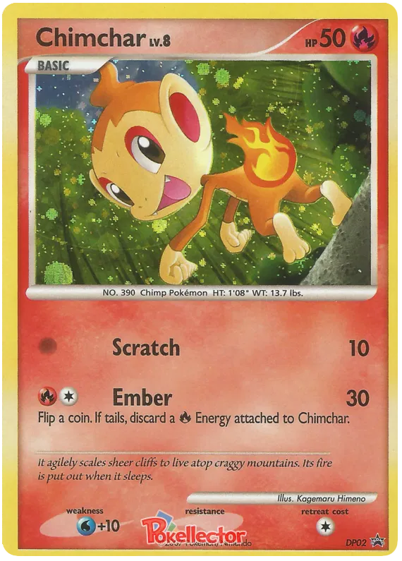 Chimchar - DP Black Star Promos #2