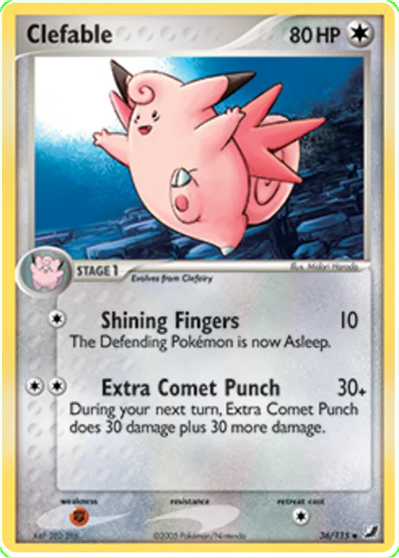 Clefable - EX Unseen Forces #36