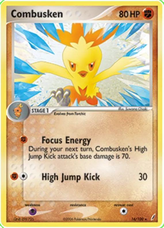 Combusken - EX Crystal Guardians #16