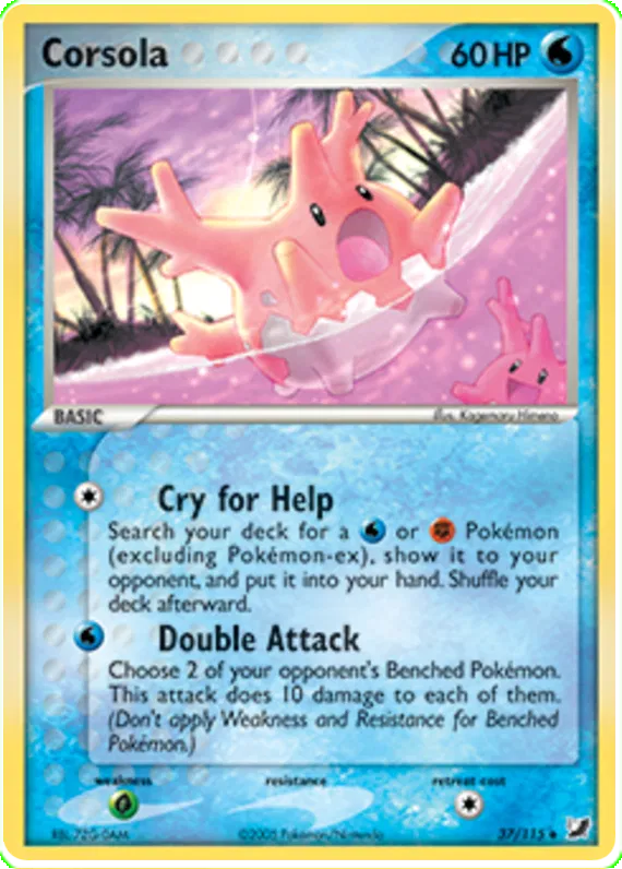 Corsola - EX Unseen Forces #37