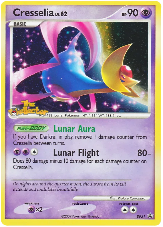 Cresselia - DP Black Star Promos #51