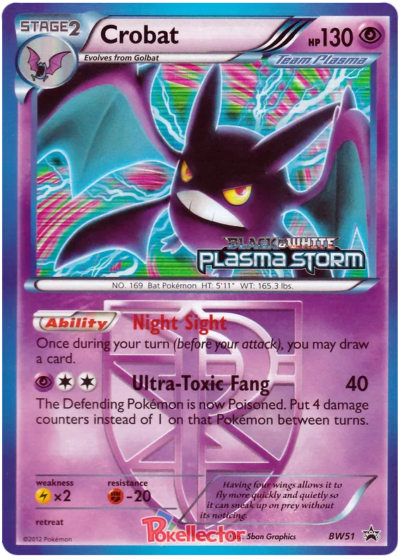 Crobat - Black & White Promos #51